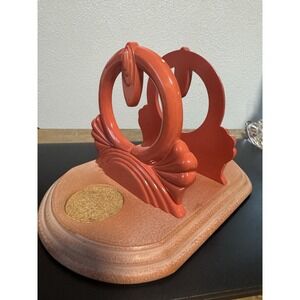 Fiestaware Napkin Holder And Salt And Pepper Holder.  No Salt & Pepper Included